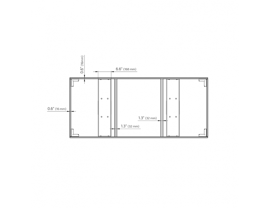 Dimensions - Kitchen Island Centerlift 960HC - For own front, depth 29.4" (74.8 cm)